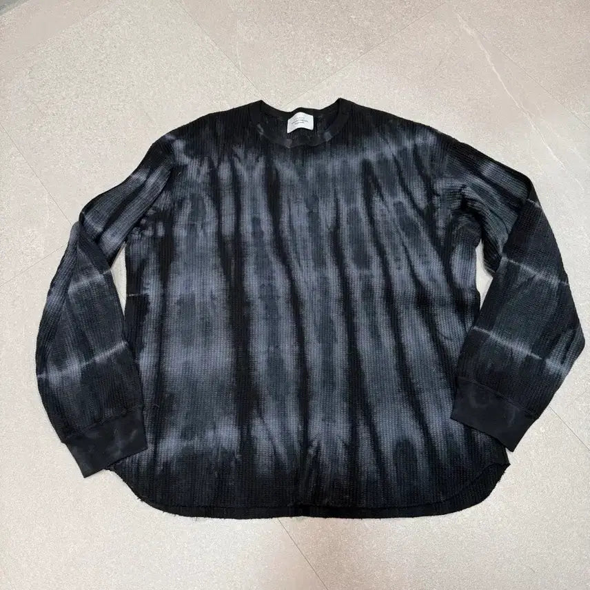[BUNJANG] Unused Waffle LS Black Washed Long Sleeve Shirt / 언유즈드 와플 ls 4