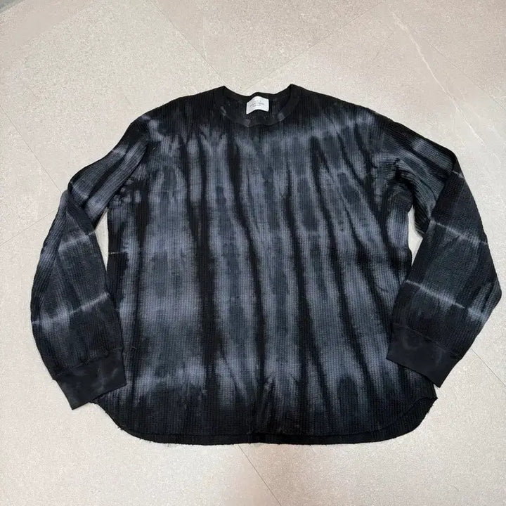 [BUNJANG] Unused Waffle LS Black Washed Long Sleeve Shirt / 언유즈드 와플 ls 4