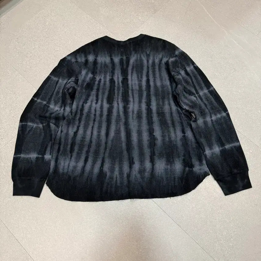 [BUNJANG] Unused Waffle LS Black Washed Long Sleeve Shirt / 언유즈드 와플 ls 4
