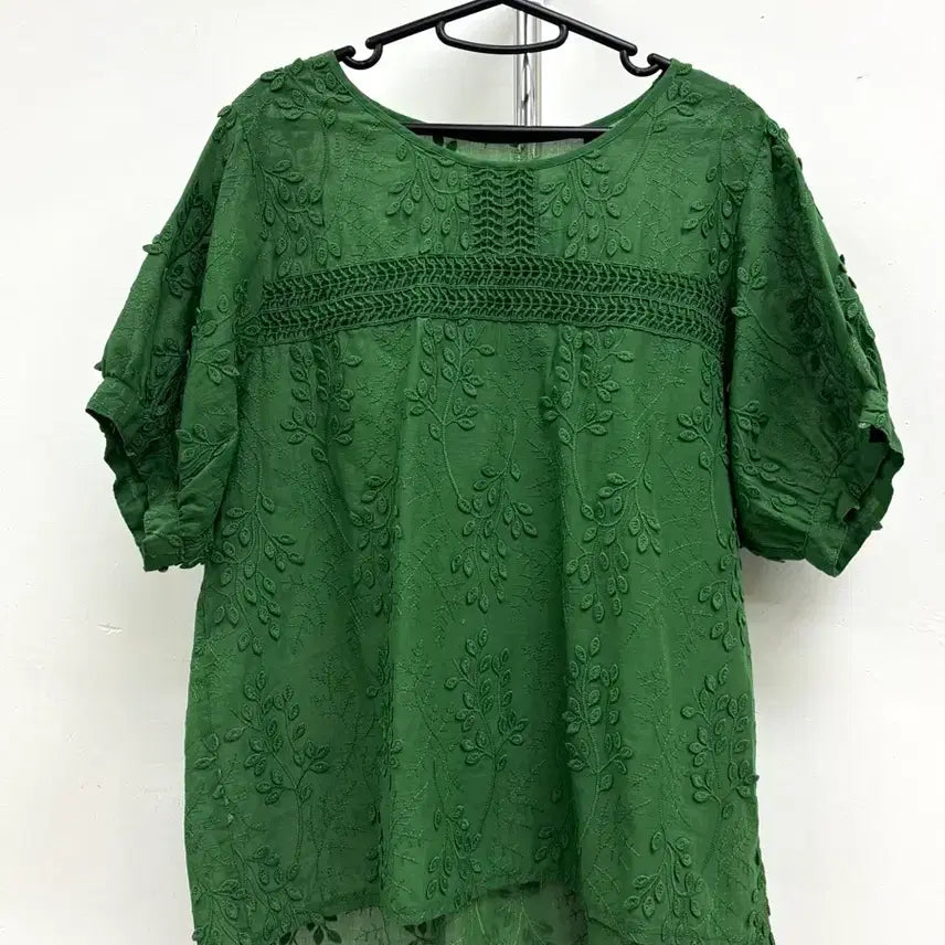 [BUNJANG] Noa-ge Vintage Bohemian Embroidered Blouse / 일본빈티지 히피 보헤미안 에스닉 반팔 블라우스