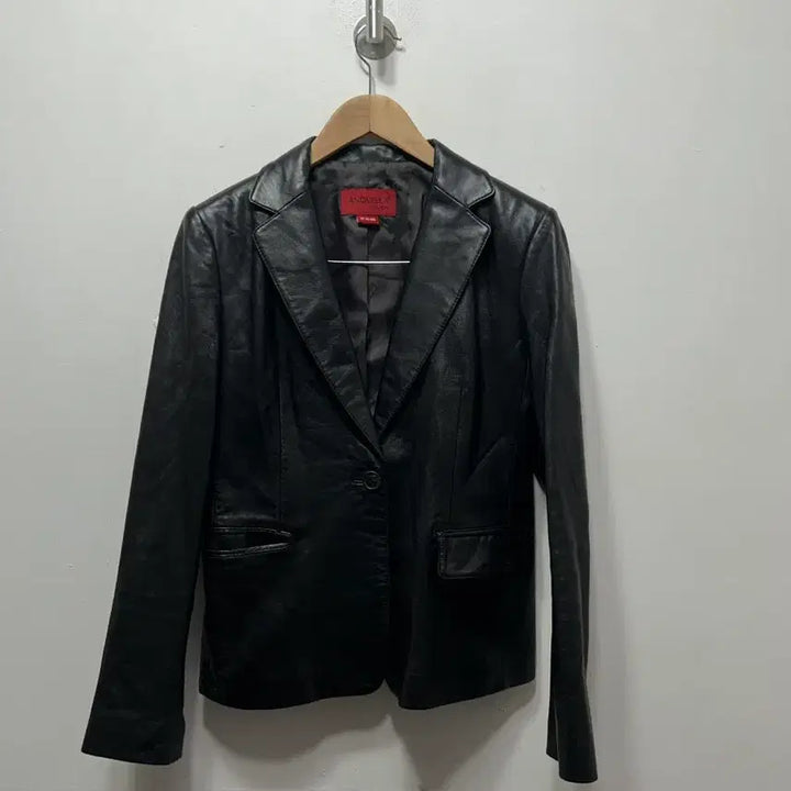 [BUNJANG] Anovella Black Lambskin Leather Jacket S / 아노벨라 블랙 양가죽 자켓 S
