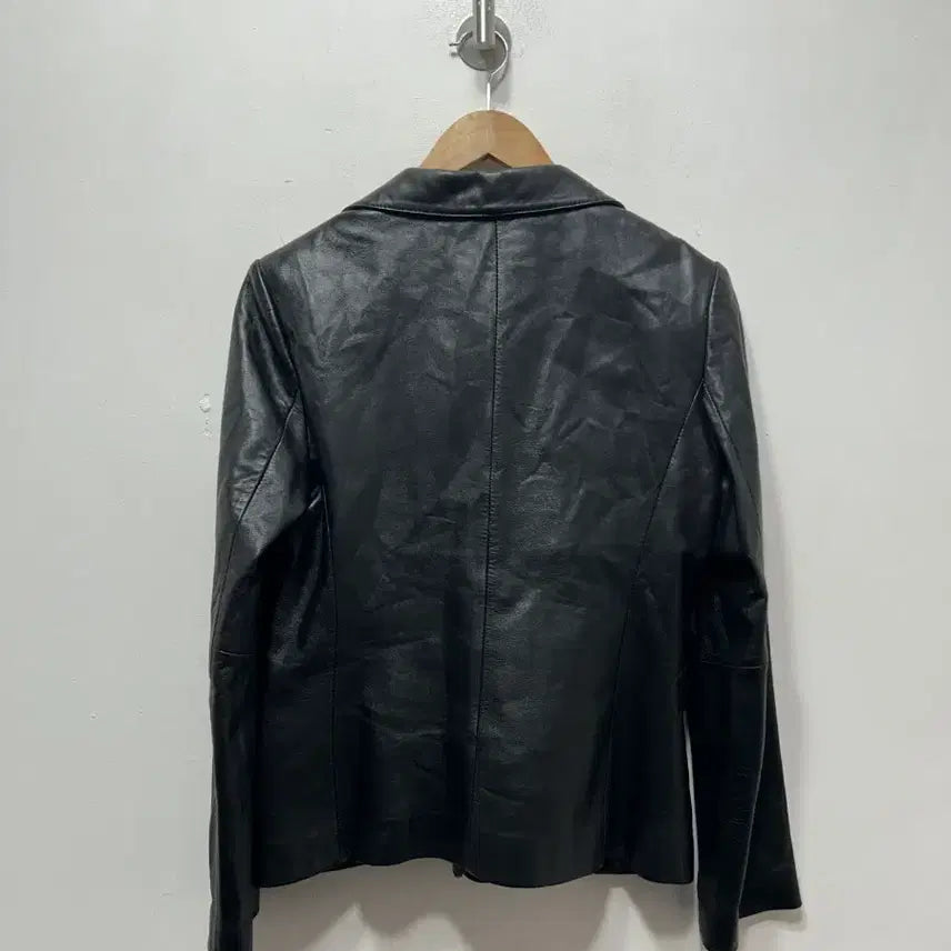 [BUNJANG] Anovella Black Lambskin Leather Jacket S / 아노벨라 블랙 양가죽 자켓 S