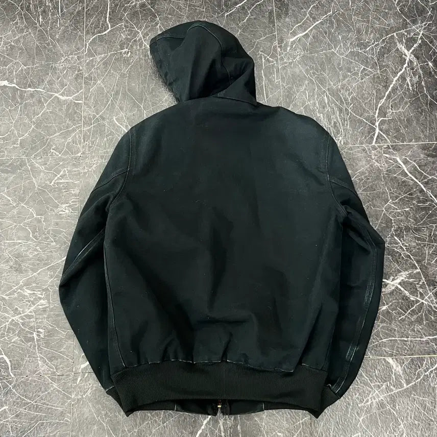 [BUNJANG] Carhartt J131 BLK Duck Active Hooded Work Jacket Black / 칼하트 J131 BLK 덕 액티브 후드 워크 자켓 블랙