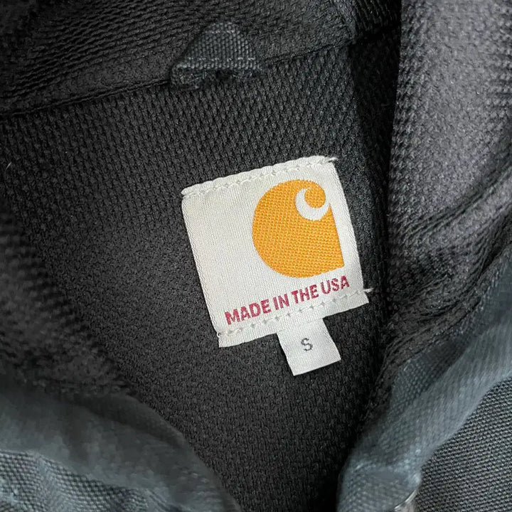 [BUNJANG] Carhartt J131 BLK Duck Active Hooded Work Jacket Black / 칼하트 J131 BLK 덕 액티브 후드 워크 자켓 블랙