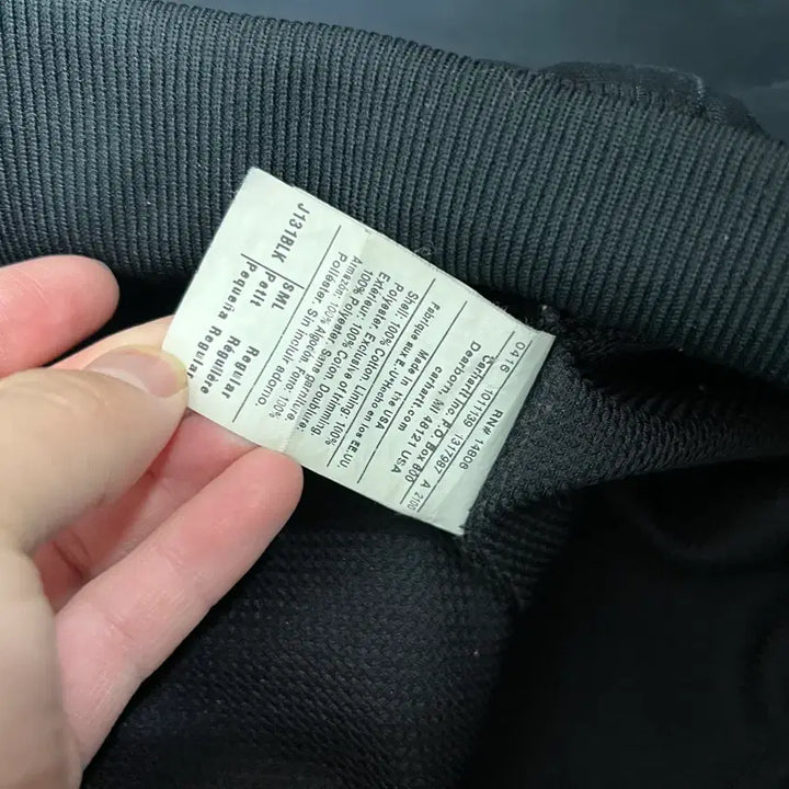 [BUNJANG] Carhartt J131 BLK Duck Active Hooded Work Jacket Black / 칼하트 J131 BLK 덕 액티브 후드 워크 자켓 블랙