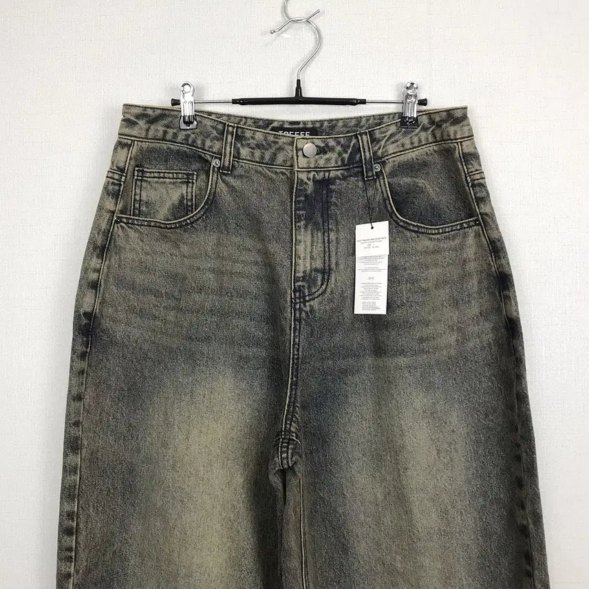 [SOLD OUT] 토피 TOFFEE 더스티 와이드 데님 팬츠 청바지 새상품 남성L