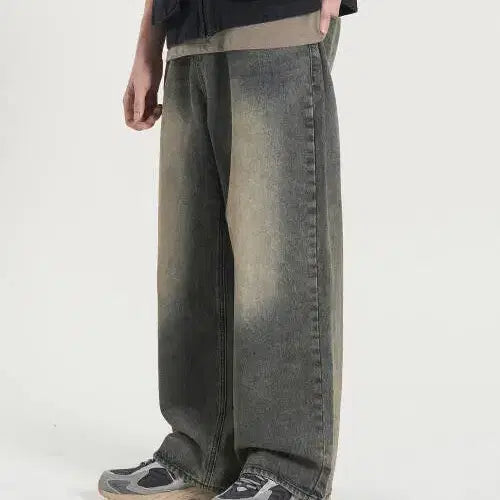 [SOLD OUT] 토피 TOFFEE 더스티 와이드 데님 팬츠 청바지 새상품 남성L