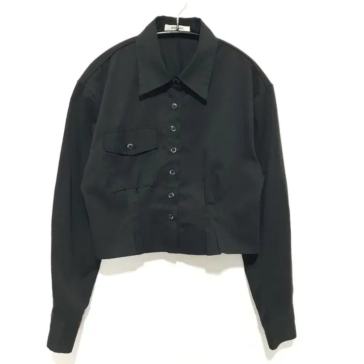 [BUNJANG] ASKHAKI Crop Shirt / ASKHAKI 크롭 셔츠 F_M0480