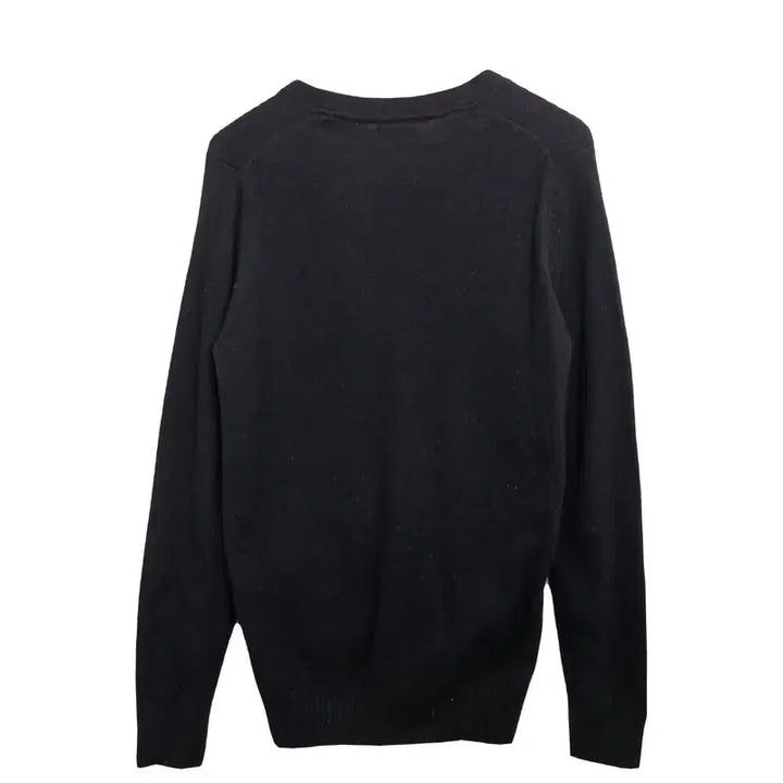 [BUNJANG] TOPVALU Black V-neck Wool Cardigan [M] / TOPVALU 블랙 가디건 [M] 브이넥 블랙 울가디건/ 블랙