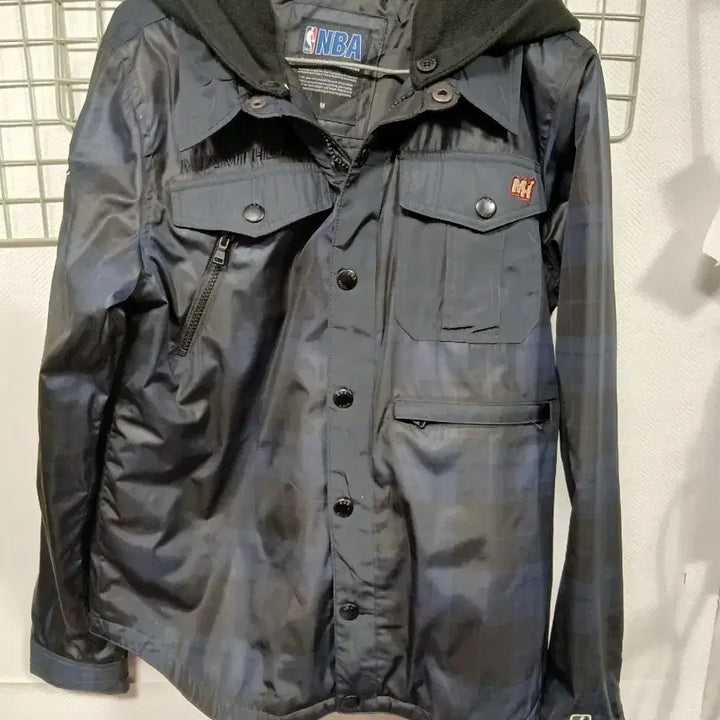 [BUNJANG] NBA Detachable Hood Windbreaker Jacket (M) / NBA 후드 탈부착 바람막이 M 사이즈