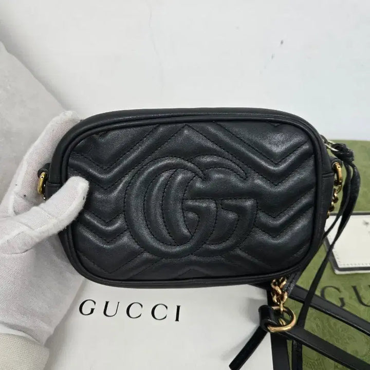 [BUNJANG] Gucci Marmont GG Camera Bag Shoulder Bag / [정품] 구찌 마몬트 GG 카메라백 숄더백