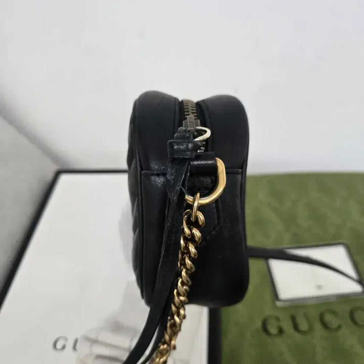 [BUNJANG] Gucci Marmont GG Camera Bag Shoulder Bag / [정품] 구찌 마몬트 GG 카메라백 숄더백