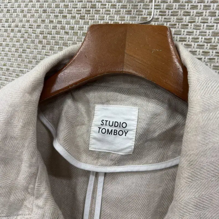 [BUNJANG] Studio Tomboy Linen Blazer Jacket / 스튜디오톰보이 캐주얼 린넨 블레이저 자켓 F A07139