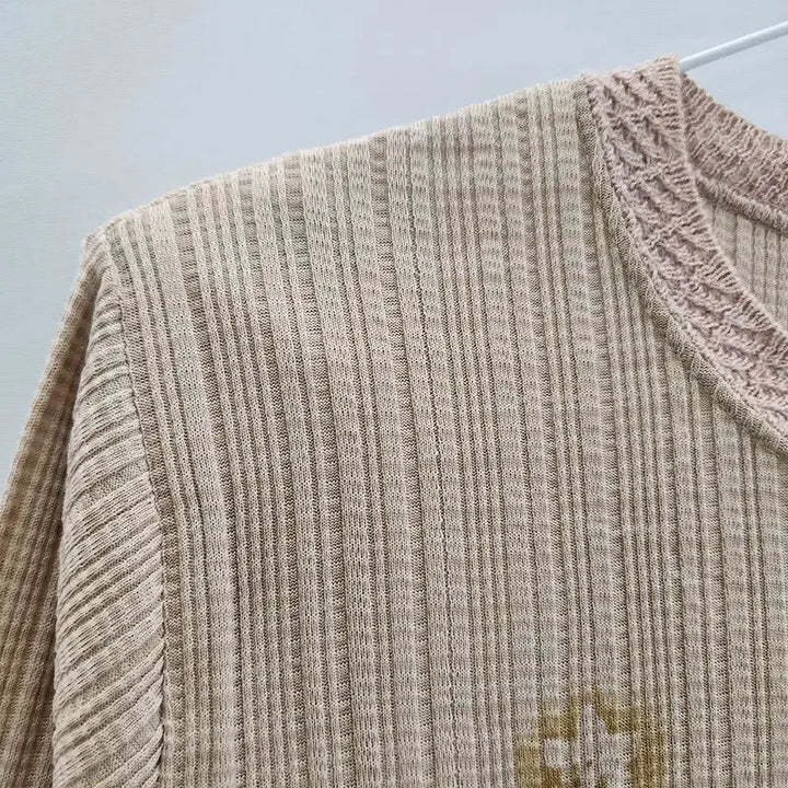 [BUNJANG] Vintage Cottage Stripe Cubic Sleeve Top / 빈티지 모리걸 코티지 입체스트라이프 큐빅 슬리브