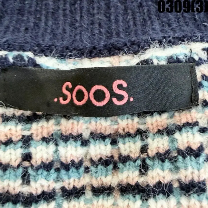 [BUNJANG] SooS Tweed V-Neck Cardigan / SooS 트위드 브이넥 가디건 0309(3)
