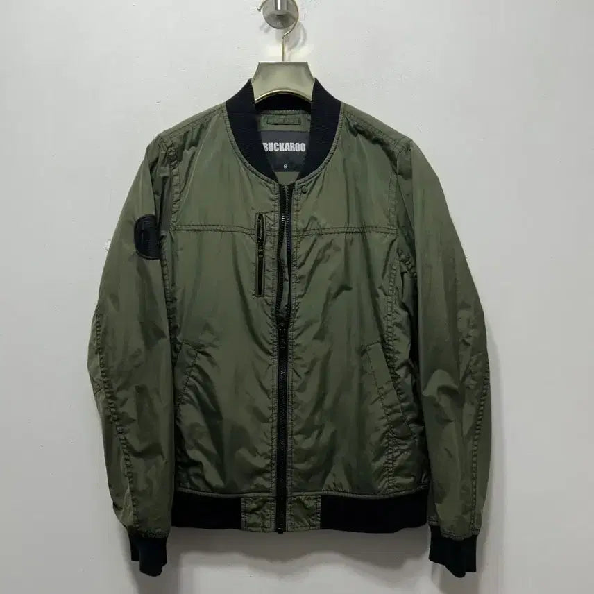 [BUNJANG] BUCKAROO Khaki Bomber Jacket S / BUCKAROO 카키색 봄버 자켓 S