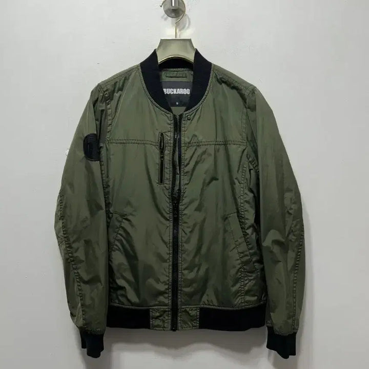 [BUNJANG] BUCKAROO Khaki Bomber Jacket S / BUCKAROO 카키색 봄버 자켓 S