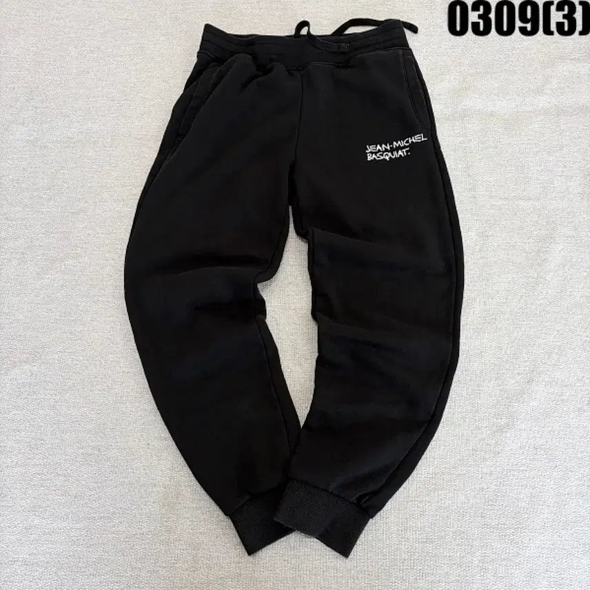 [BUNJANG] 80s Basquiat Black Training Jogger Pants / 80 바스키아 검정색 트레이닝 바지 조거 팬츠 0309(3)