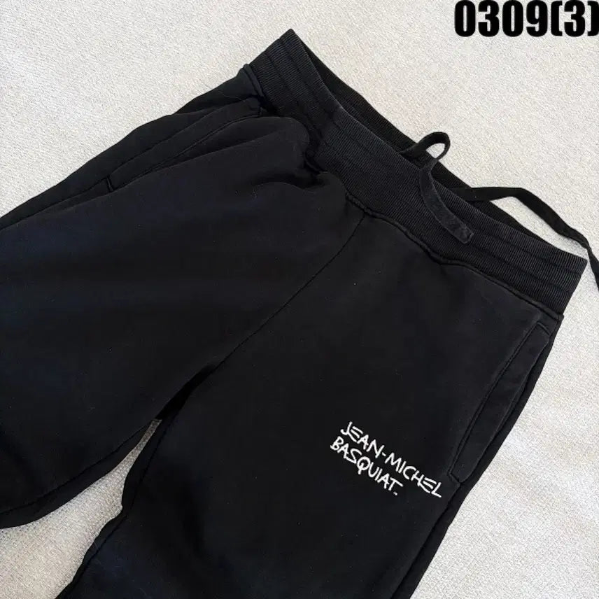 [BUNJANG] 80s Basquiat Black Training Jogger Pants / 80 바스키아 검정색 트레이닝 바지 조거 팬츠 0309(3)