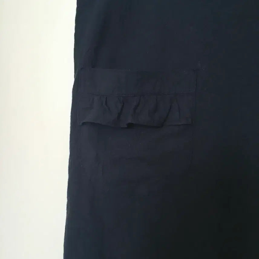 [BUNJANG] Ruffle Detail Apron Dress / 러플 디테일 에이프런 원피스