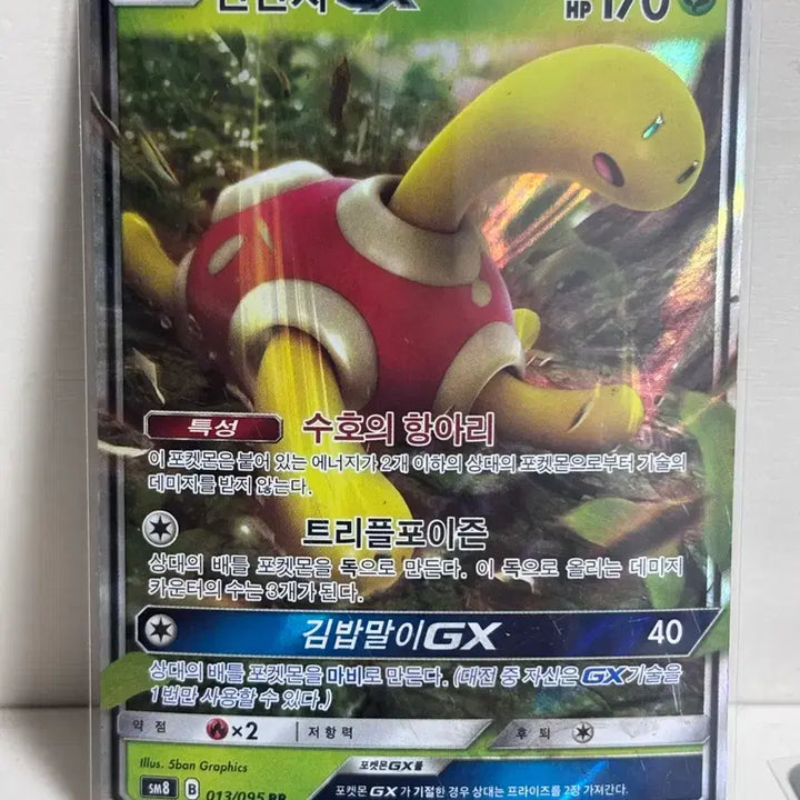 [BUNJANG] Pokemon Shuckle GX RR Card / 포켓몬 카드 단단지GX (013/095 RR)