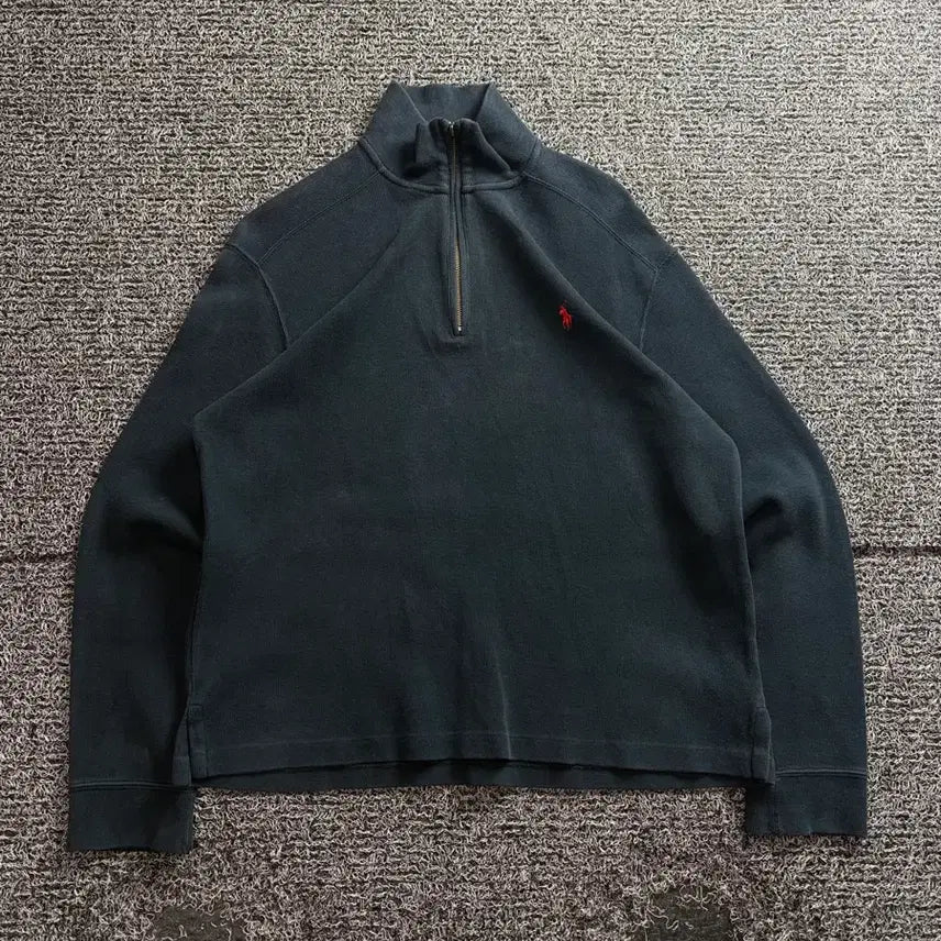 [BUNJANG] Polo Ralph Lauren Pony Logo Half-Zip Sweater / 폴로 랄프로렌 포니로고 반집업 스웨터 3409