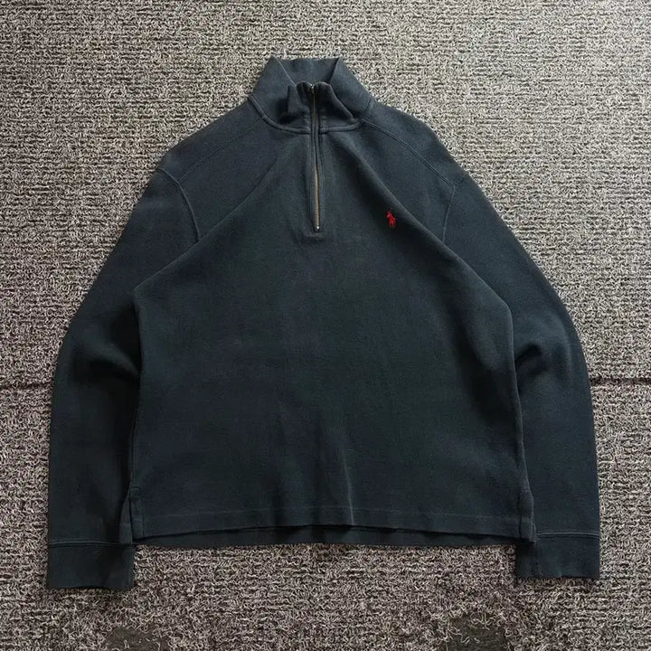 [BUNJANG] Polo Ralph Lauren Pony Logo Half-Zip Sweater / 폴로 랄프로렌 포니로고 반집업 스웨터 3409