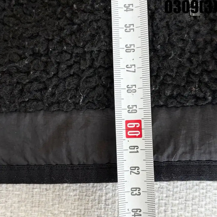 [BUNJANG] Fila Fleece Jacket (Black) - XS / XS 휠라 FILA 검정색 뽀글이 플리스 자켓 0309(3)