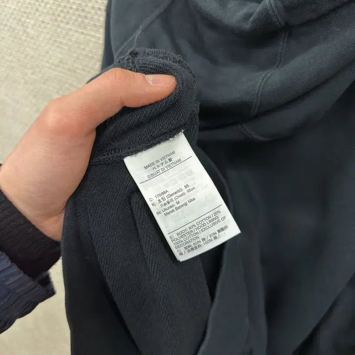 [BUNJANG] Nike Embroidered Logo Hoodie M / 나이키 캐주얼 자수로고 후드티 M A07134