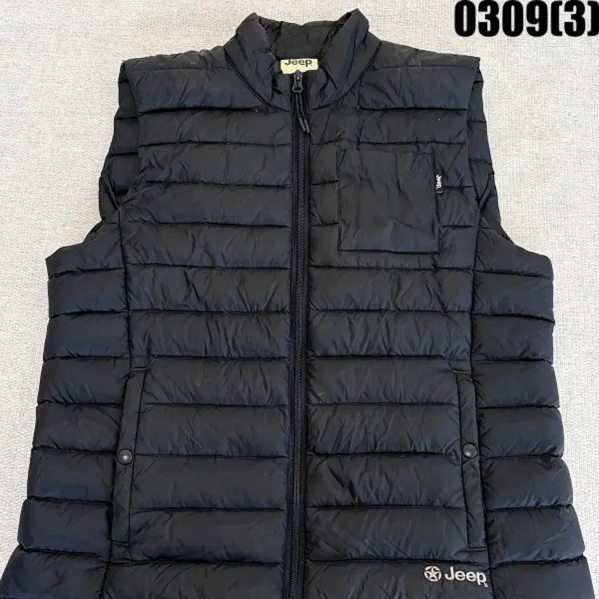[BUNJANG] Jeep Black Padded Vest / L Jeep 지프 블랙 패딩 조끼 베스트 0309(3)