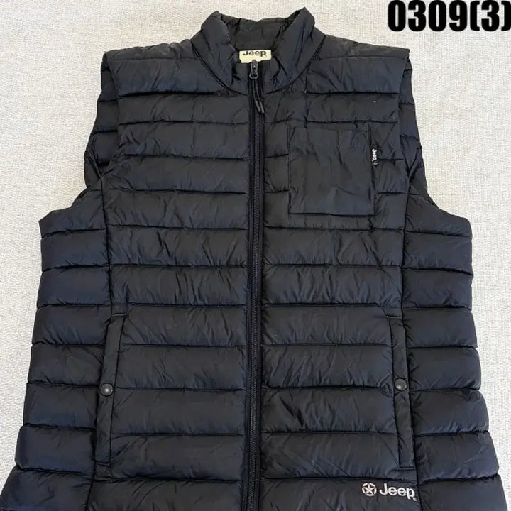 [BUNJANG] Jeep Black Padded Vest / L Jeep 지프 블랙 패딩 조끼 베스트 0309(3)