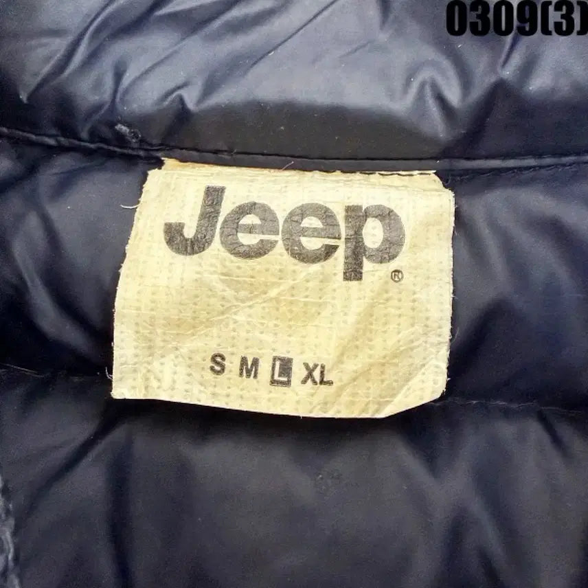 [BUNJANG] Jeep Black Padded Vest / L Jeep 지프 블랙 패딩 조끼 베스트 0309(3)