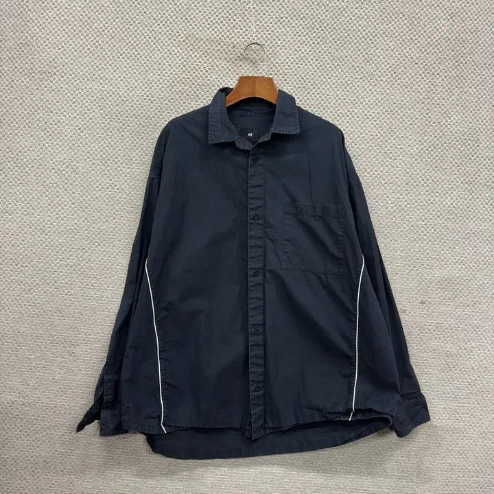 [BUNJANG] H&amp;M Casual Big Pocket Oversized Shirt / 에이치앤엠 캐주얼 빅포켓 오버핏 셔츠 L M13246
