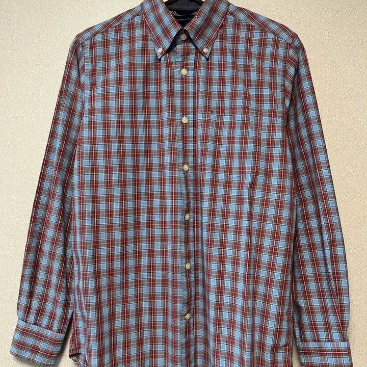 [BUNJANG] Tommy Hilfiger Cotton Long Sleeve Shirt / 100 타미힐피거 코튼 긴팔셔츠