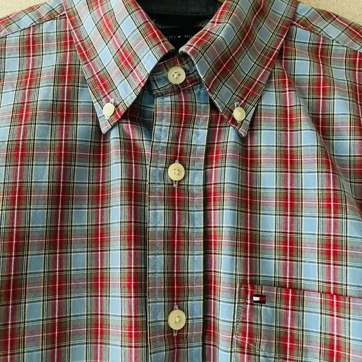 [BUNJANG] Tommy Hilfiger Cotton Long Sleeve Shirt / 100 타미힐피거 코튼 긴팔셔츠