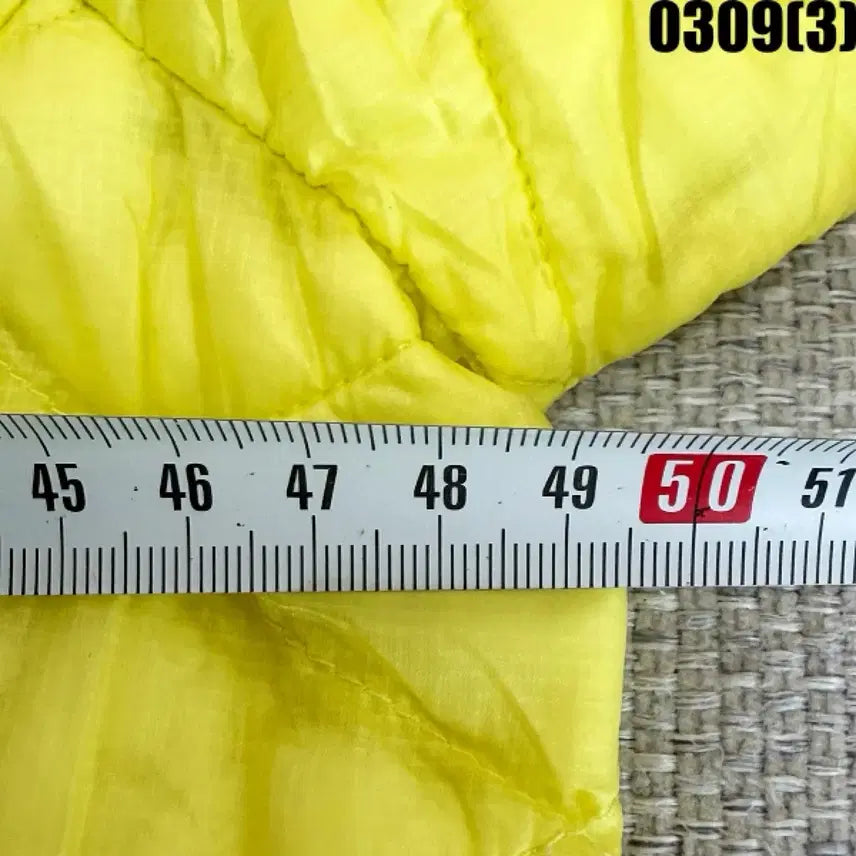 [BUNJANG] The North Face Yellow Quilted Lightweight Padded Jacket (M) / M 노스페이스 옐로우 퀼팅 경량 패딩 자켓 0309(3)