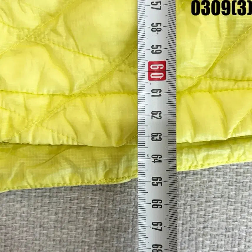 [BUNJANG] The North Face Yellow Quilted Lightweight Padded Jacket (M) / M 노스페이스 옐로우 퀼팅 경량 패딩 자켓 0309(3)