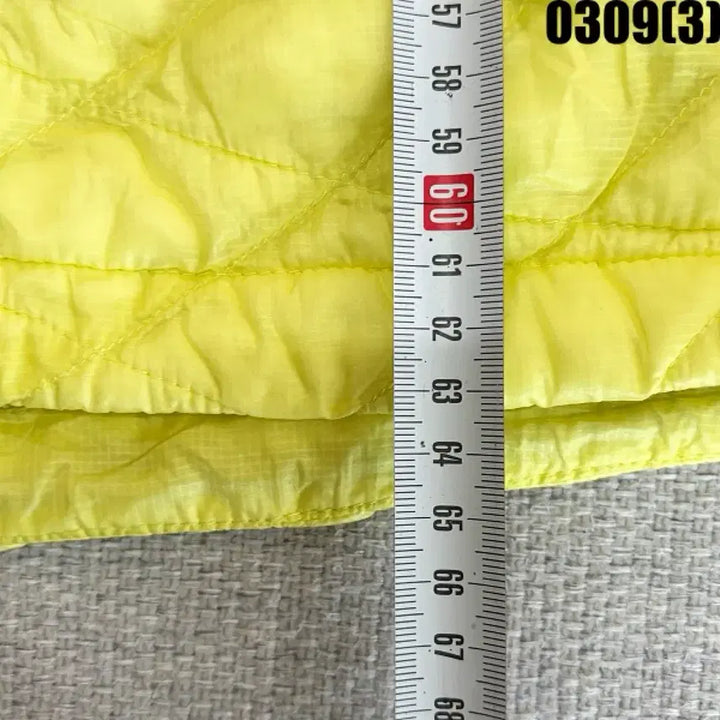 [BUNJANG] The North Face Yellow Quilted Lightweight Padded Jacket (M) / M 노스페이스 옐로우 퀼팅 경량 패딩 자켓 0309(3)