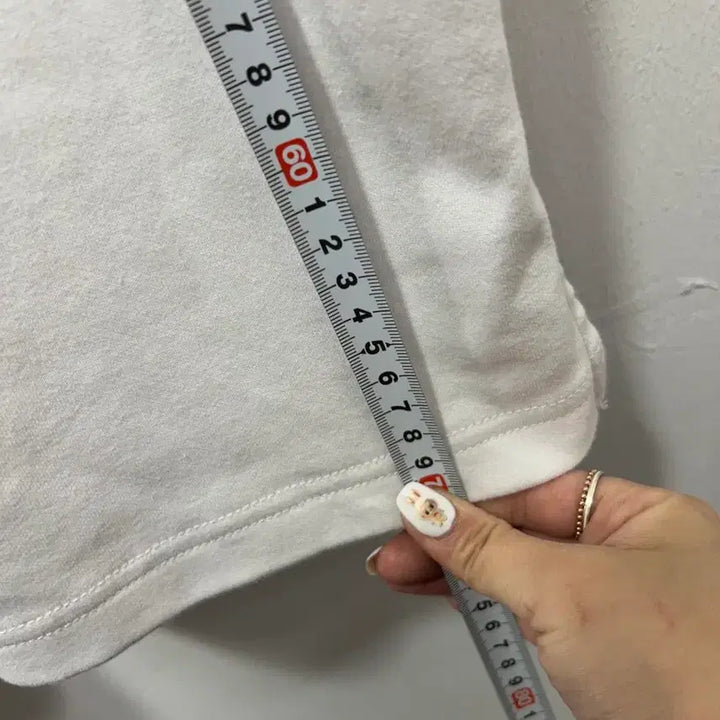 [BUNJANG] WHO.A.U White Bear Polo Shirt S / WHO.A.U 흰색 곰돌이 반팔 카라티 S