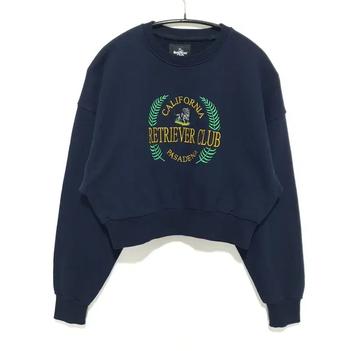 [BUNJANG] Retriever Club Crop Sweatshirt L / 리트리버 클럽 크롭 맨투맨 L_M0484