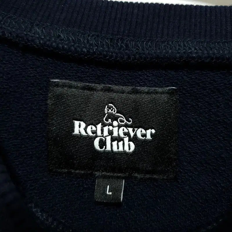 [BUNJANG] Retriever Club Crop Sweatshirt L / 리트리버 클럽 크롭 맨투맨 L_M0484