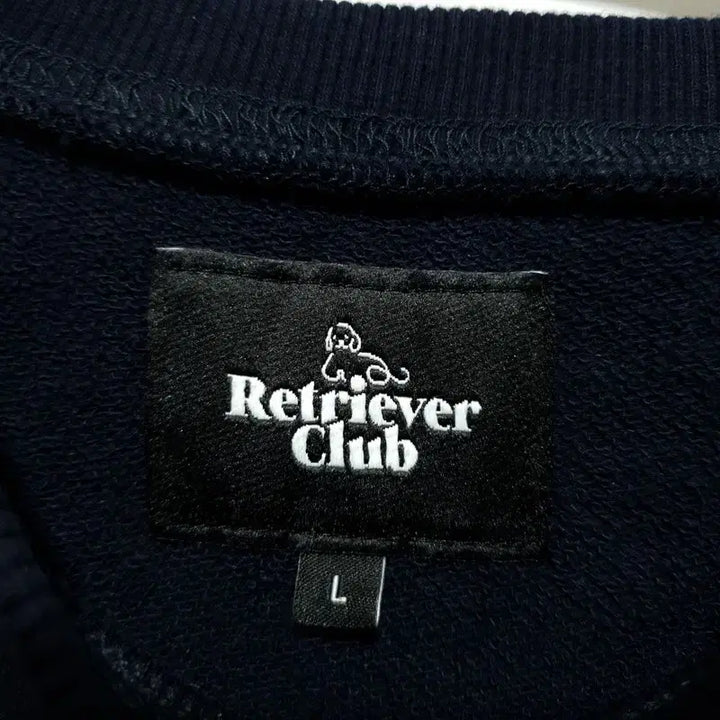 [BUNJANG] Retriever Club Crop Sweatshirt L / 리트리버 클럽 크롭 맨투맨 L_M0484