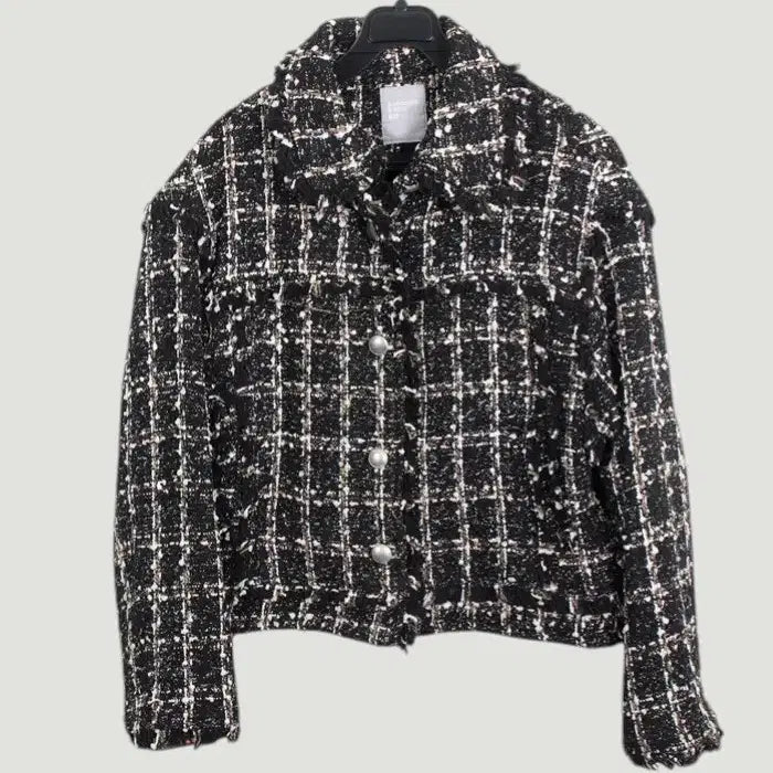 [BUNJANG] 8 Seconds Pearl Tweed Jacket / 여성F / 에잇세컨즈 진주 트위드자켓BK 16-22