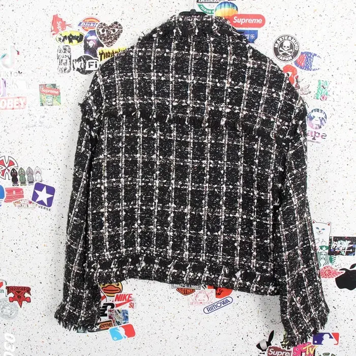 [BUNJANG] 8 Seconds Pearl Tweed Jacket / 여성F / 에잇세컨즈 진주 트위드자켓BK 16-22