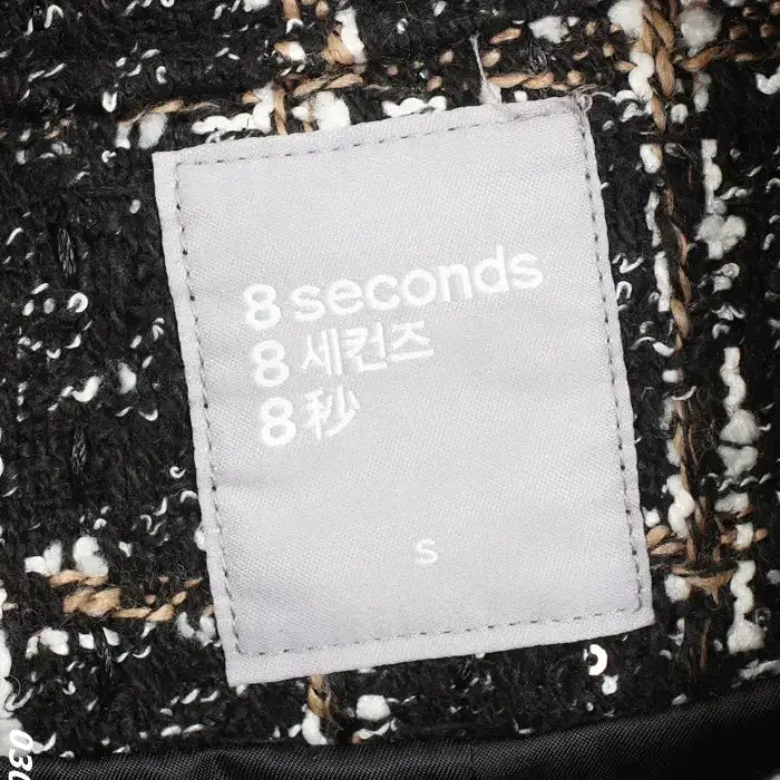 [BUNJANG] 8 Seconds Pearl Tweed Jacket / 여성F / 에잇세컨즈 진주 트위드자켓BK 16-22