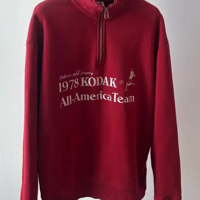 [BUNJANG] Kodak Half-Zip Sweatshirt / 코닥 반집업 맨투맨