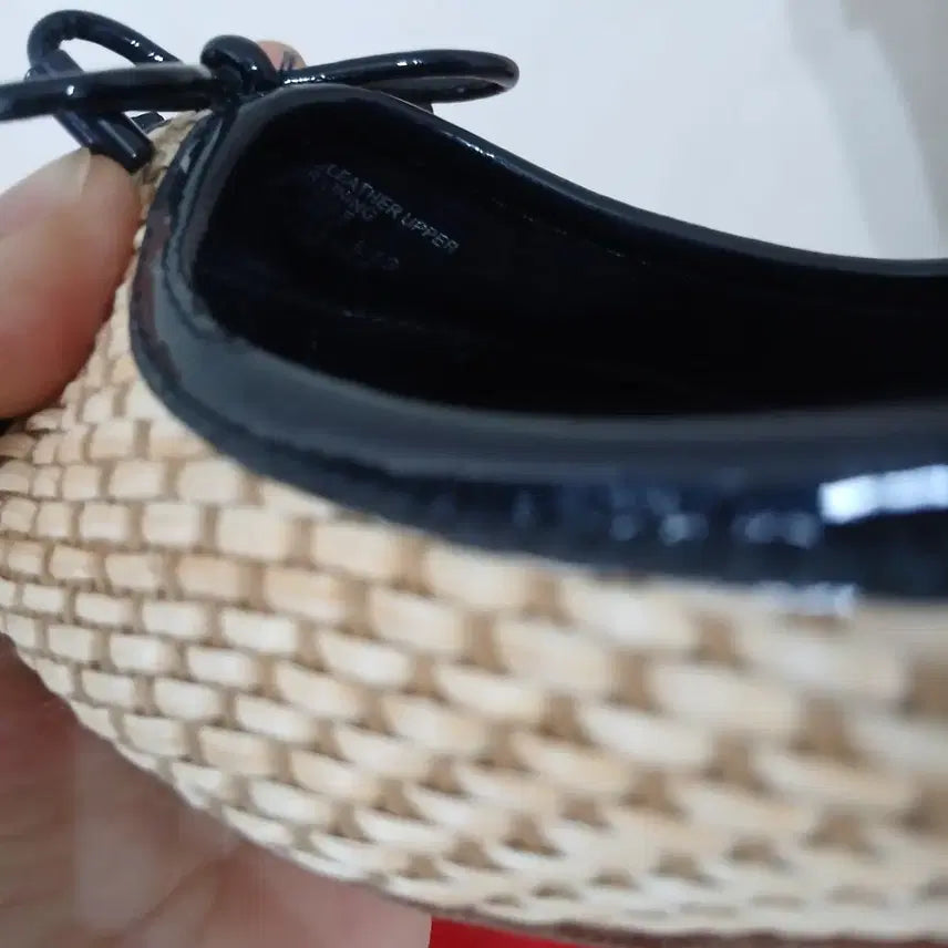 [BUNJANG] Tory Burch Ribbon Wedge Heels / 토리버치 리본 낮은 웨지 245