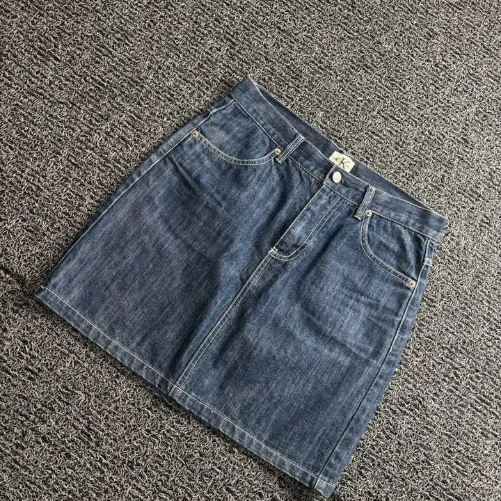 [BUNJANG] Calvin Klein Y2K Denim Mini Skirt / 00s 캘빈클라인 Y2K 아카이브 데님 미니 스커트 3415