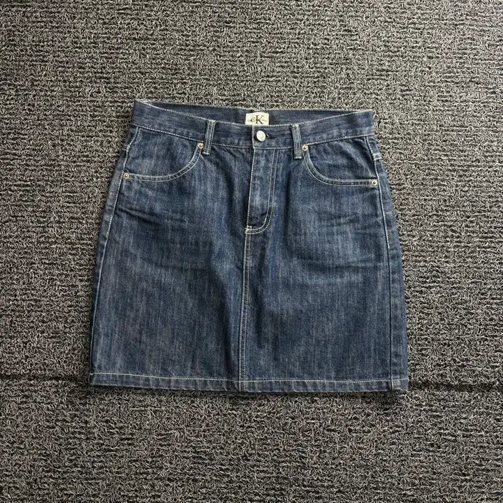 [BUNJANG] Calvin Klein Y2K Denim Mini Skirt / 00s 캘빈클라인 Y2K 아카이브 데님 미니 스커트 3415