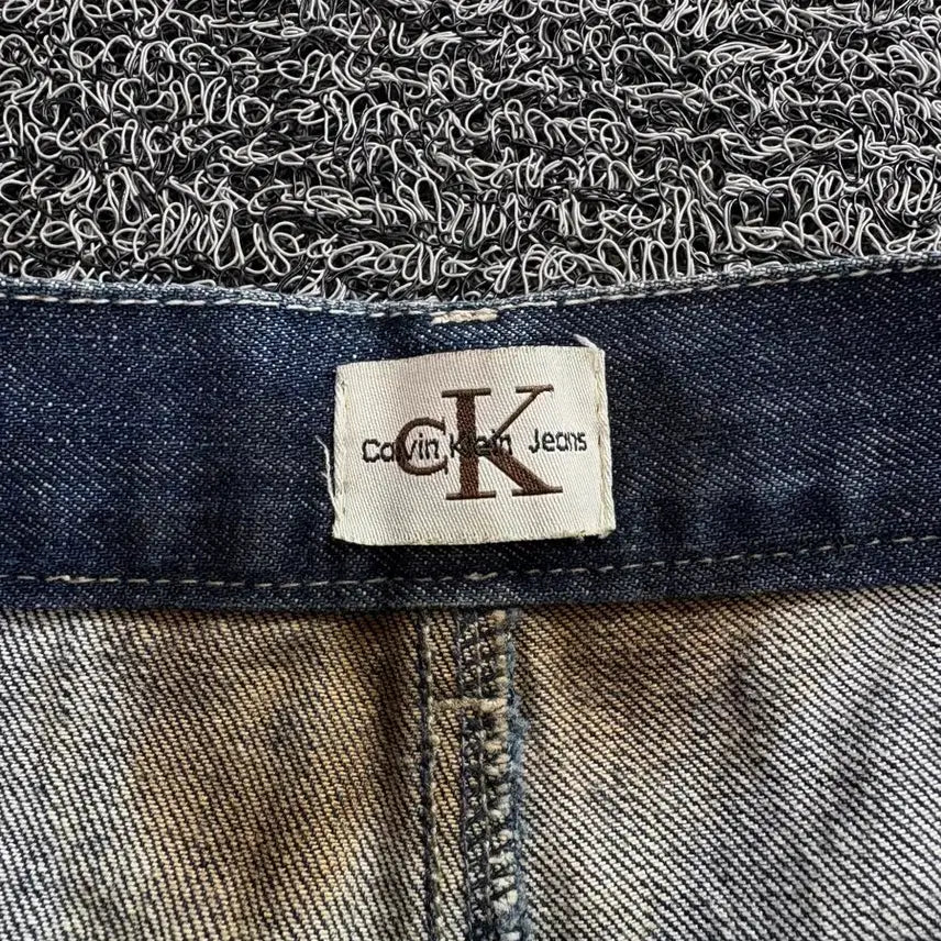 [BUNJANG] Calvin Klein Y2K Denim Mini Skirt / 00s 캘빈클라인 Y2K 아카이브 데님 미니 스커트 3415